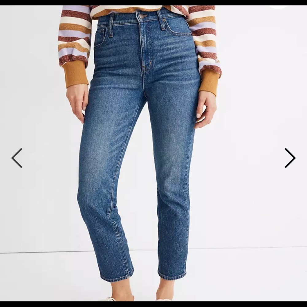 Madewell classic straight jeans